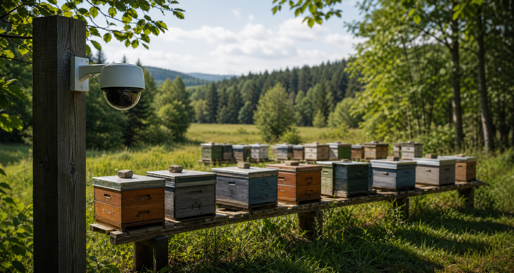 Kamera monitorująca pasiekę